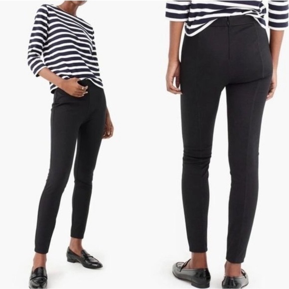 J. Crew Pants - J. Crew black skinny Any Day pants in eco ponte